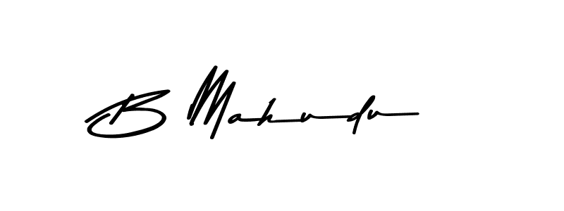 Create a beautiful signature design for name B Mahudu. With this signature (Asem Kandis PERSONAL USE) fonts, you can make a handwritten signature for free. B Mahudu signature style 9 images and pictures png