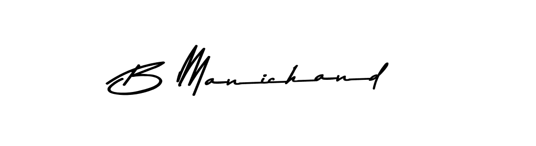 Also we have B Manichand name is the best signature style. Create professional handwritten signature collection using Asem Kandis PERSONAL USE autograph style. B Manichand signature style 9 images and pictures png