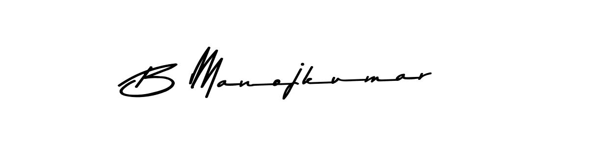 How to make B Manojkumar signature? Asem Kandis PERSONAL USE is a professional autograph style. Create handwritten signature for B Manojkumar name. B Manojkumar signature style 9 images and pictures png