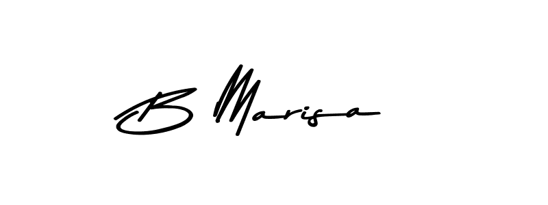 Similarly Asem Kandis PERSONAL USE is the best handwritten signature design. Signature creator online .You can use it as an online autograph creator for name B Marisa. B Marisa signature style 9 images and pictures png