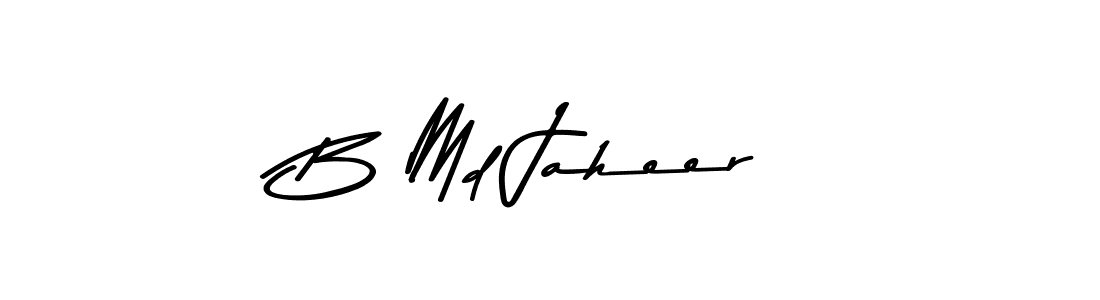 Also You can easily find your signature by using the search form. We will create B Md Jaheer name handwritten signature images for you free of cost using Asem Kandis PERSONAL USE sign style. B Md Jaheer signature style 9 images and pictures png