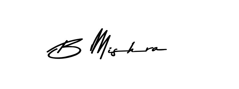 B Mishra stylish signature style. Best Handwritten Sign (Asem Kandis PERSONAL USE) for my name. Handwritten Signature Collection Ideas for my name B Mishra. B Mishra signature style 9 images and pictures png