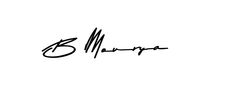 You should practise on your own different ways (Asem Kandis PERSONAL USE) to write your name (B Mourya) in signature. don't let someone else do it for you. B Mourya signature style 9 images and pictures png