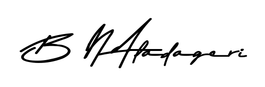 Make your name B N Aladageri memorable on every contract using Asem Kandis PERSONAL USE autograph style. Instant transparent background export available. B N Aladageri signature style 9 images and pictures png