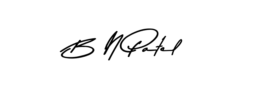 B N Patel stylish signature style. Best Handwritten Sign (Asem Kandis PERSONAL USE) for my name. Handwritten Signature Collection Ideas for my name B N Patel. B N Patel signature style 9 images and pictures png