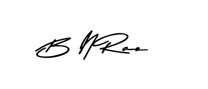 B N Rao stylish signature style. Best Handwritten Sign (Asem Kandis PERSONAL USE) for my name. Handwritten Signature Collection Ideas for my name B N Rao. B N Rao signature style 9 images and pictures png