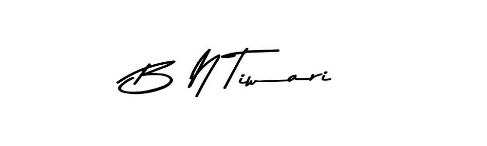 Also we have B N Tiwari name is the best signature style. Create professional handwritten signature collection using Asem Kandis PERSONAL USE autograph style. B N Tiwari signature style 9 images and pictures png