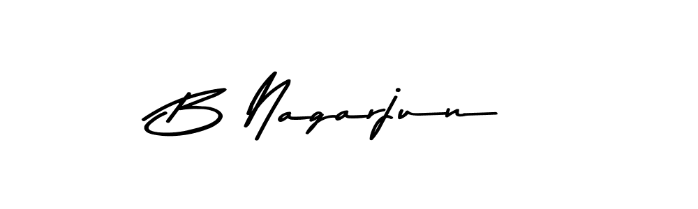 B Nagarjun stylish signature style. Best Handwritten Sign (Asem Kandis PERSONAL USE) for my name. Handwritten Signature Collection Ideas for my name B Nagarjun. B Nagarjun signature style 9 images and pictures png