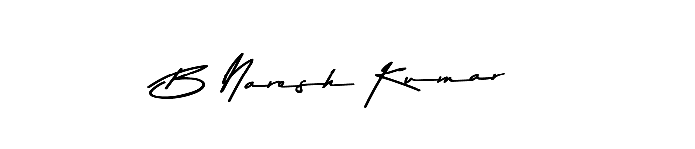 How to make B Naresh Kumar signature? Asem Kandis PERSONAL USE is a professional autograph style. Create handwritten signature for B Naresh Kumar name. B Naresh Kumar signature style 9 images and pictures png