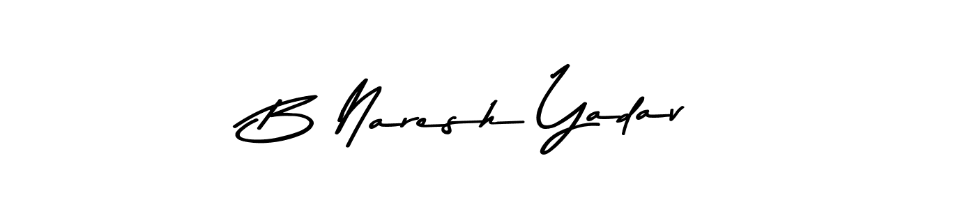 This is the best signature style for the B Naresh Yadav name. Also you like these signature font (Asem Kandis PERSONAL USE). Mix name signature. B Naresh Yadav signature style 9 images and pictures png