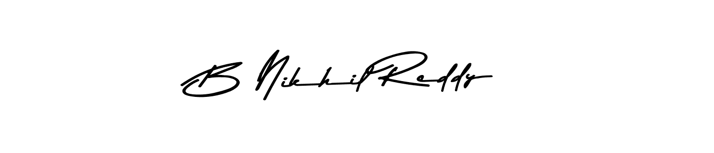 You should practise on your own different ways (Asem Kandis PERSONAL USE) to write your name (B Nikhil Reddy) in signature. don't let someone else do it for you. B Nikhil Reddy signature style 9 images and pictures png
