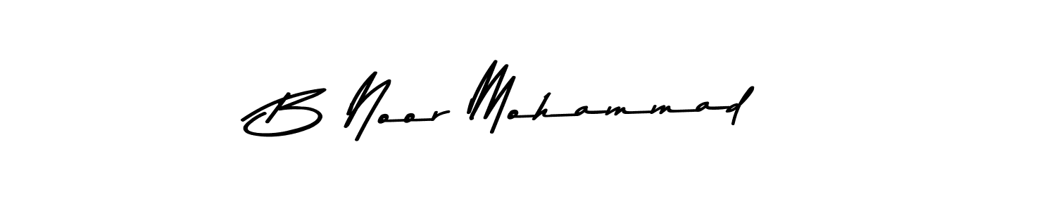 How to make B Noor Mohammad signature? Asem Kandis PERSONAL USE is a professional autograph style. Create handwritten signature for B Noor Mohammad name. B Noor Mohammad signature style 9 images and pictures png