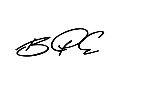 How to make B P E name signature. Use Asem Kandis PERSONAL USE style for creating short signs online. This is the latest handwritten sign. B P E signature style 9 images and pictures png