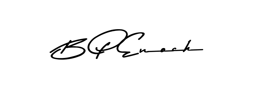 How to make B P Enoch signature? Asem Kandis PERSONAL USE is a professional autograph style. Create handwritten signature for B P Enoch name. B P Enoch signature style 9 images and pictures png