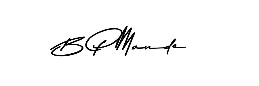 Best and Professional Signature Style for B P Mande. Asem Kandis PERSONAL USE Best Signature Style Collection. B P Mande signature style 9 images and pictures png