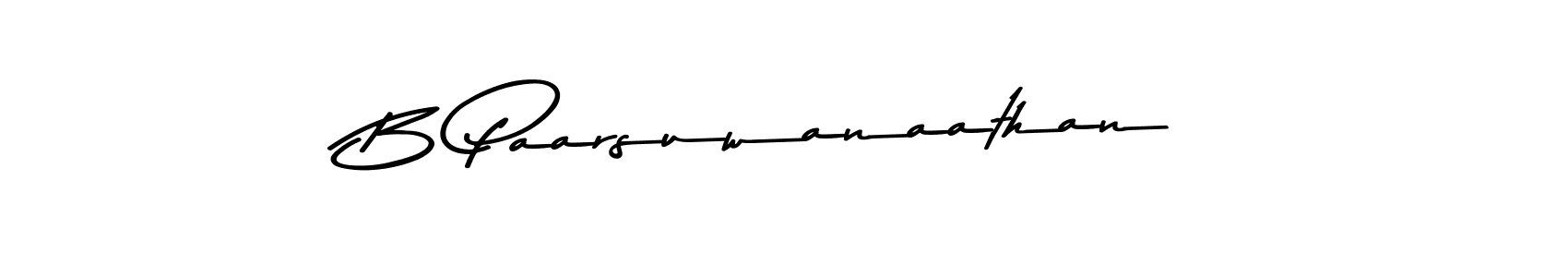Use a signature maker to create a handwritten signature online. With this signature software, you can design (Asem Kandis PERSONAL USE) your own signature for name B Paarsuwanaathan. B Paarsuwanaathan signature style 9 images and pictures png