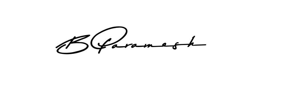 Use a signature maker to create a handwritten signature online. With this signature software, you can design (Asem Kandis PERSONAL USE) your own signature for name B Paramesh. B Paramesh signature style 9 images and pictures png