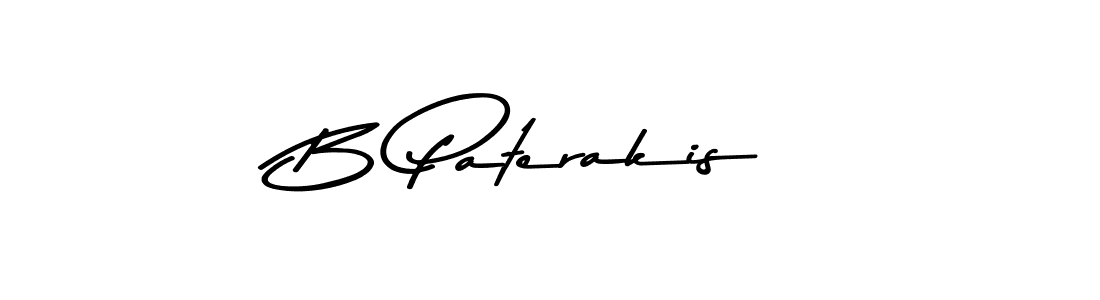 How to make B Paterakis signature? Asem Kandis PERSONAL USE is a professional autograph style. Create handwritten signature for B Paterakis name. B Paterakis signature style 9 images and pictures png