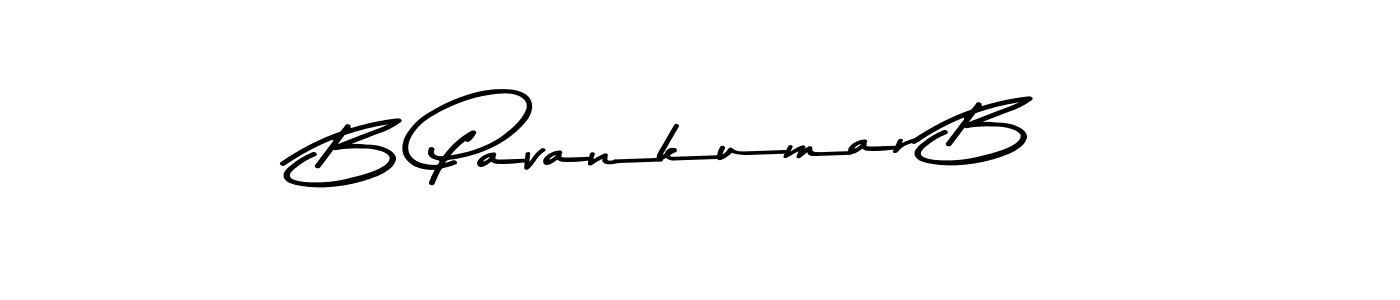 Use a signature maker to create a handwritten signature online. With this signature software, you can design (Asem Kandis PERSONAL USE) your own signature for name B Pavankumar B. B Pavankumar B signature style 9 images and pictures png