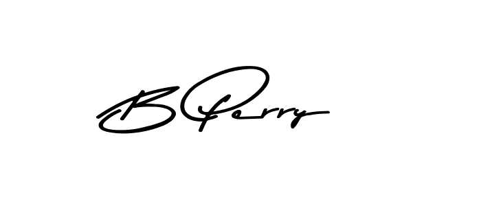 You should practise on your own different ways (Asem Kandis PERSONAL USE) to write your name (B Perry) in signature. don't let someone else do it for you. B Perry signature style 9 images and pictures png