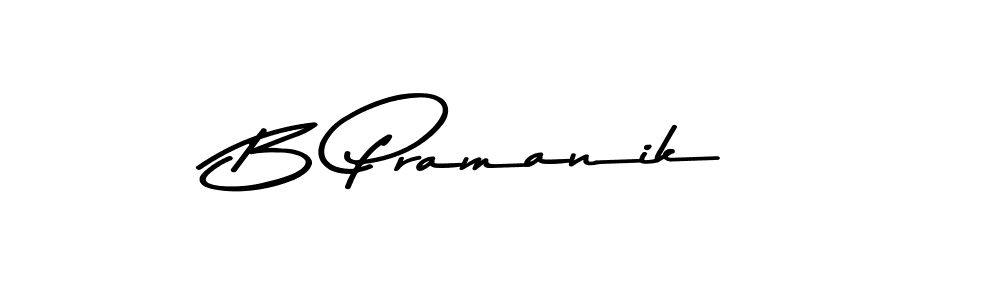 The best way (Asem Kandis PERSONAL USE) to make a short signature is to pick only two or three words in your name. The name B Pramanik include a total of six letters. For converting this name. B Pramanik signature style 9 images and pictures png