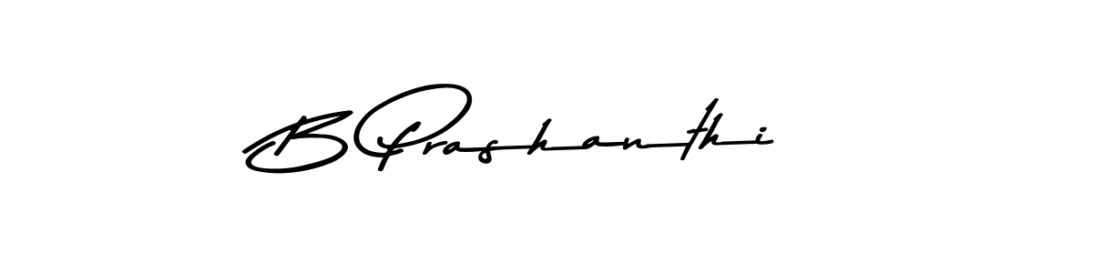 Design your own signature with our free online signature maker. With this signature software, you can create a handwritten (Asem Kandis PERSONAL USE) signature for name B Prashanthi. B Prashanthi signature style 9 images and pictures png