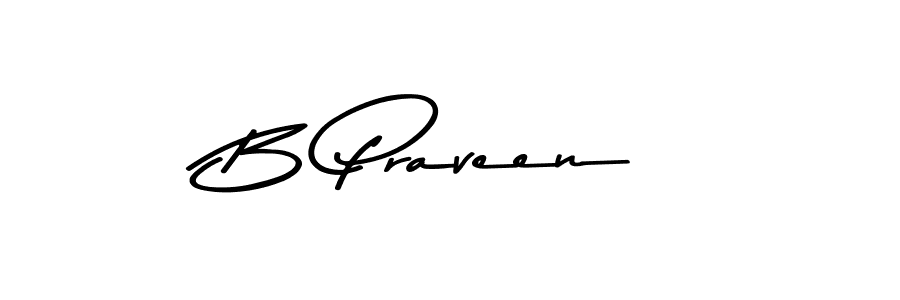 This is the best signature style for the B Praveen name. Also you like these signature font (Asem Kandis PERSONAL USE). Mix name signature. B Praveen signature style 9 images and pictures png