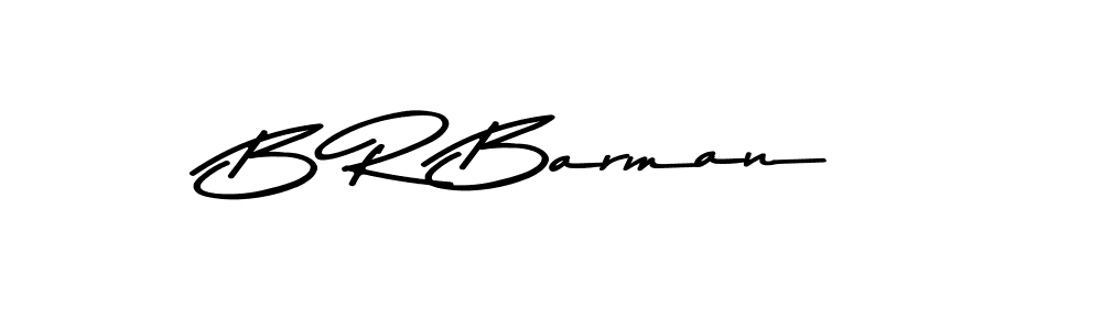 Design your own signature with our free online signature maker. With this signature software, you can create a handwritten (Asem Kandis PERSONAL USE) signature for name B R Barman. B R Barman signature style 9 images and pictures png