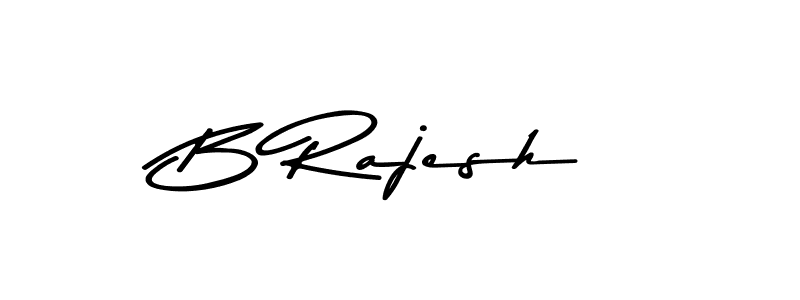 B Rajesh stylish signature style. Best Handwritten Sign (Asem Kandis PERSONAL USE) for my name. Handwritten Signature Collection Ideas for my name B Rajesh. B Rajesh signature style 9 images and pictures png
