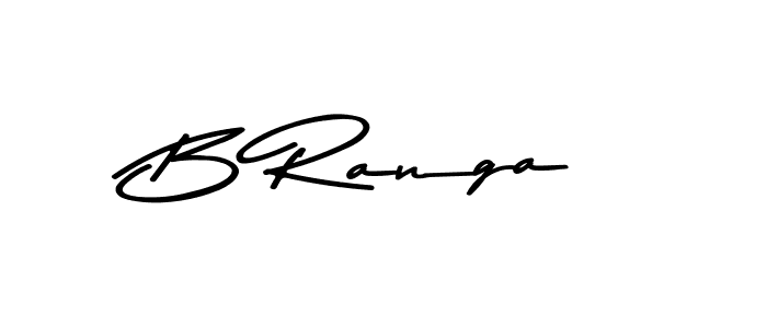 B Ranga stylish signature style. Best Handwritten Sign (Asem Kandis PERSONAL USE) for my name. Handwritten Signature Collection Ideas for my name B Ranga. B Ranga signature style 9 images and pictures png