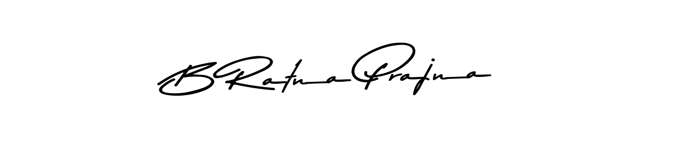 Design your own signature with our free online signature maker. With this signature software, you can create a handwritten (Asem Kandis PERSONAL USE) signature for name B Ratna Prajna. B Ratna Prajna signature style 9 images and pictures png