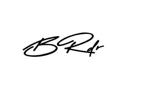 Also we have B Rdr name is the best signature style. Create professional handwritten signature collection using Asem Kandis PERSONAL USE autograph style. B Rdr signature style 9 images and pictures png