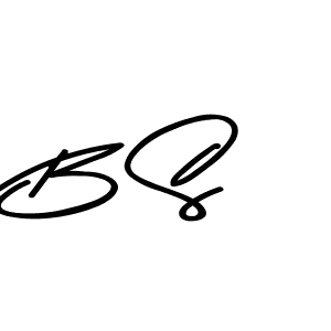 Use a signature maker to create a handwritten signature online. With this signature software, you can design (Asem Kandis PERSONAL USE) your own signature for name B S. B S signature style 9 images and pictures png