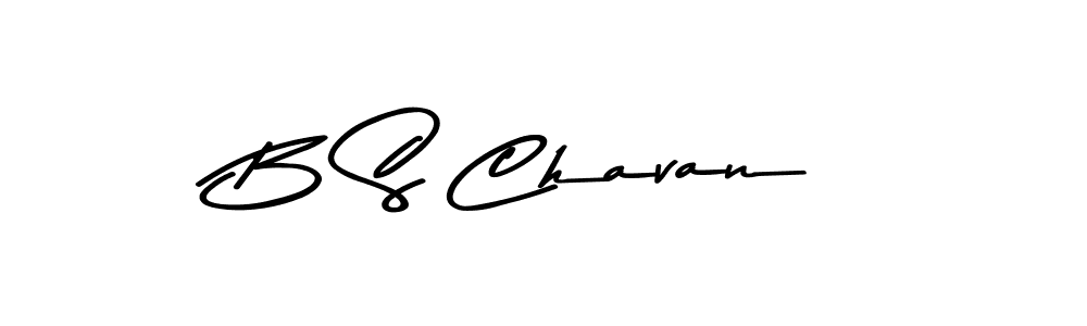 Design your own signature with our free online signature maker. With this signature software, you can create a handwritten (Asem Kandis PERSONAL USE) signature for name B S Chavan. B S Chavan signature style 9 images and pictures png