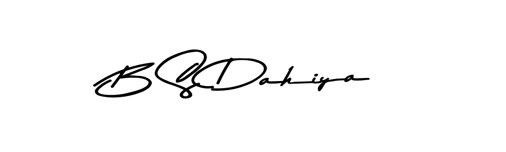 Make a beautiful signature design for name B S Dahiya. With this signature (Asem Kandis PERSONAL USE) style, you can create a handwritten signature for free. B S Dahiya signature style 9 images and pictures png