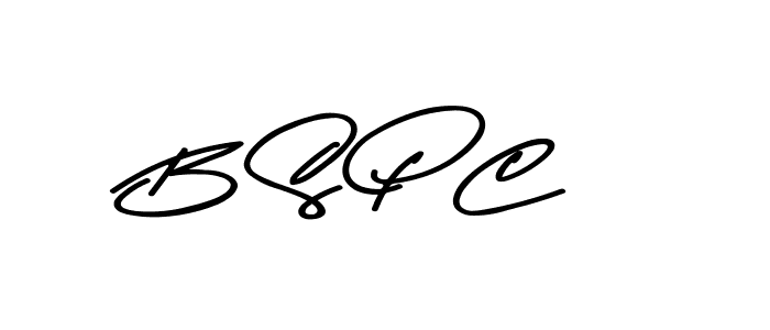 Use a signature maker to create a handwritten signature online. With this signature software, you can design (Asem Kandis PERSONAL USE) your own signature for name B S P C. B S P C signature style 9 images and pictures png