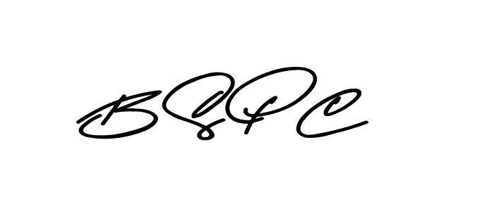 Use a signature maker to create a handwritten signature online. With this signature software, you can design (Asem Kandis PERSONAL USE) your own signature for name B S P C. B S P C signature style 9 images and pictures png