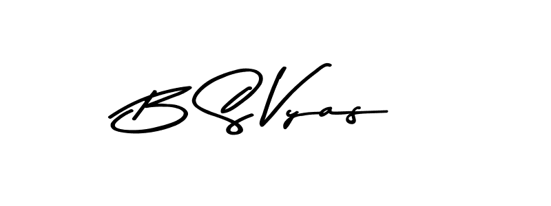 The best way (Asem Kandis PERSONAL USE) to make a short signature is to pick only two or three words in your name. The name B S Vyas include a total of six letters. For converting this name. B S Vyas signature style 9 images and pictures png