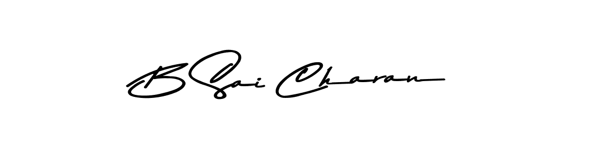 Design your own signature with our free online signature maker. With this signature software, you can create a handwritten (Asem Kandis PERSONAL USE) signature for name B Sai Charan. B Sai Charan signature style 9 images and pictures png
