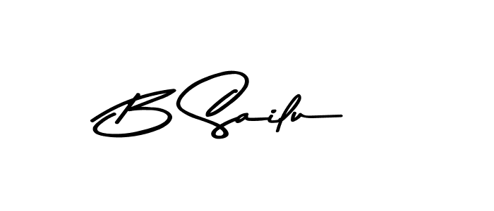 Also You can easily find your signature by using the search form. We will create B Sailu name handwritten signature images for you free of cost using Asem Kandis PERSONAL USE sign style. B Sailu signature style 9 images and pictures png