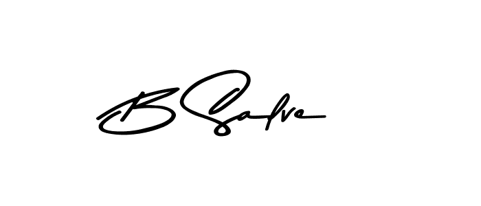 How to make B Salve signature? Asem Kandis PERSONAL USE is a professional autograph style. Create handwritten signature for B Salve name. B Salve signature style 9 images and pictures png