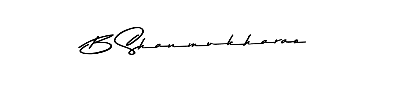 Also You can easily find your signature by using the search form. We will create B Shanmukharao name handwritten signature images for you free of cost using Asem Kandis PERSONAL USE sign style. B Shanmukharao signature style 9 images and pictures png