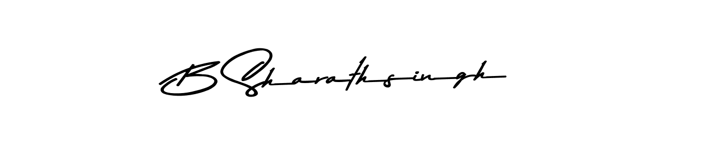 Also we have B Sharathsingh name is the best signature style. Create professional handwritten signature collection using Asem Kandis PERSONAL USE autograph style. B Sharathsingh signature style 9 images and pictures png