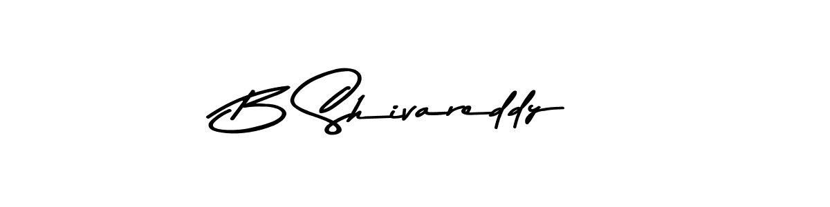 B Shivareddy stylish signature style. Best Handwritten Sign (Asem Kandis PERSONAL USE) for my name. Handwritten Signature Collection Ideas for my name B Shivareddy. B Shivareddy signature style 9 images and pictures png