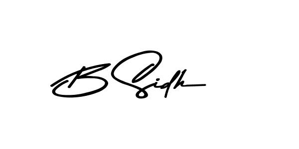 Asem Kandis PERSONAL USE is a professional signature style that is perfect for those who want to add a touch of class to their signature. It is also a great choice for those who want to make their signature more unique. Get B Sidh name to fancy signature for free. B Sidh signature style 9 images and pictures png