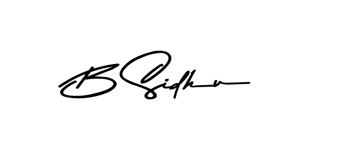 B Sidhu stylish signature style. Best Handwritten Sign (Asem Kandis PERSONAL USE) for my name. Handwritten Signature Collection Ideas for my name B Sidhu. B Sidhu signature style 9 images and pictures png