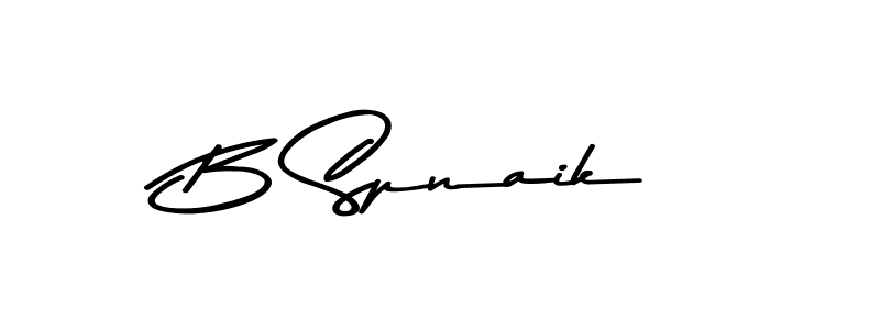 How to make B Spnaik signature? Asem Kandis PERSONAL USE is a professional autograph style. Create handwritten signature for B Spnaik name. B Spnaik signature style 9 images and pictures png