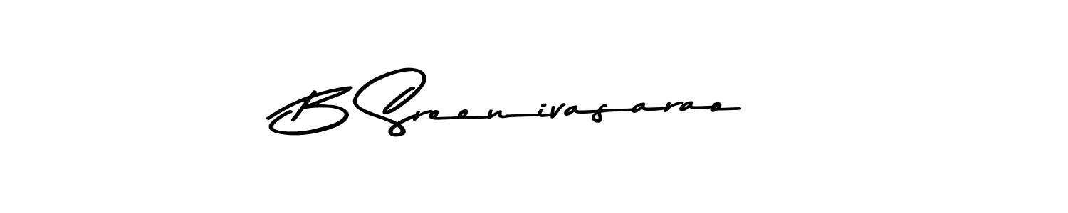 Use a signature maker to create a handwritten signature online. With this signature software, you can design (Asem Kandis PERSONAL USE) your own signature for name B Sreenivasarao. B Sreenivasarao signature style 9 images and pictures png