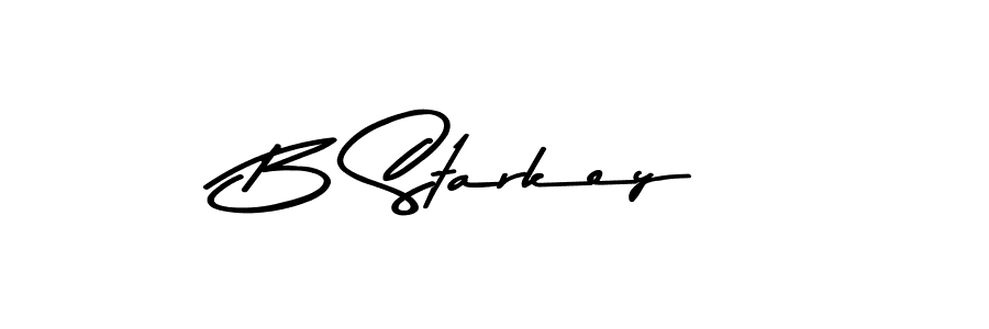 Use a signature maker to create a handwritten signature online. With this signature software, you can design (Asem Kandis PERSONAL USE) your own signature for name B Starkey. B Starkey signature style 9 images and pictures png