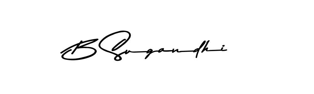 Similarly Asem Kandis PERSONAL USE is the best handwritten signature design. Signature creator online .You can use it as an online autograph creator for name B Sugandhi. B Sugandhi signature style 9 images and pictures png